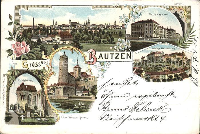 Bautzen Neue Kaserne Schloss Ortenburg Panorama