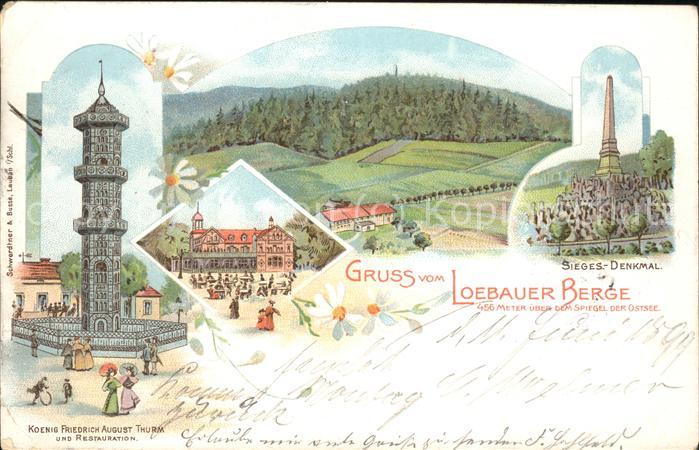 Loebau Sachsen König-Friedrich-August-Turm Sieges-Denk
