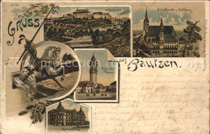 Bautzen Sachsen Ortenburg Petrikirche Reichenturm Gewandhaus