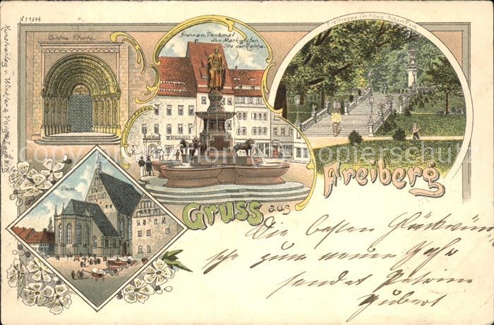 Freiberg Dom Goldene Brunnen