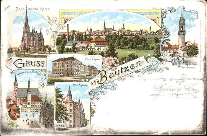 Bautzen Neue- und Alte Kaserne Maria-Martha-Kir