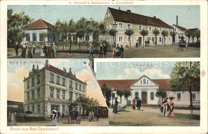 Bad Oppelsdorf Opolno Zdroj Carola-Bad Hotel zum Kurhaus Donaths Re