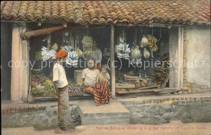 Ceylon Sri Lanka Native Botique showing a great varriety