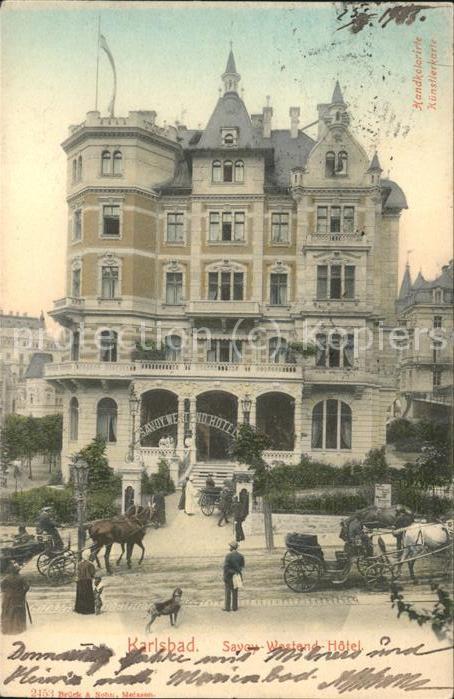 Karlsbad Eger Savoy-Westend Hotel