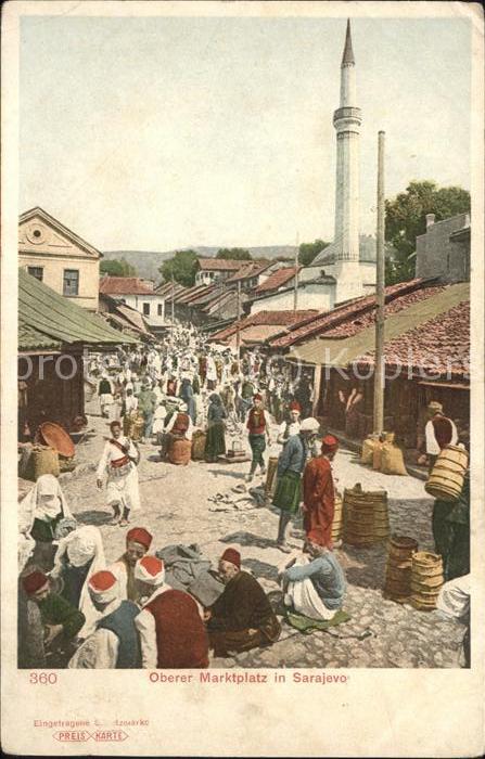 Sarajevo Oberer Marktplatz