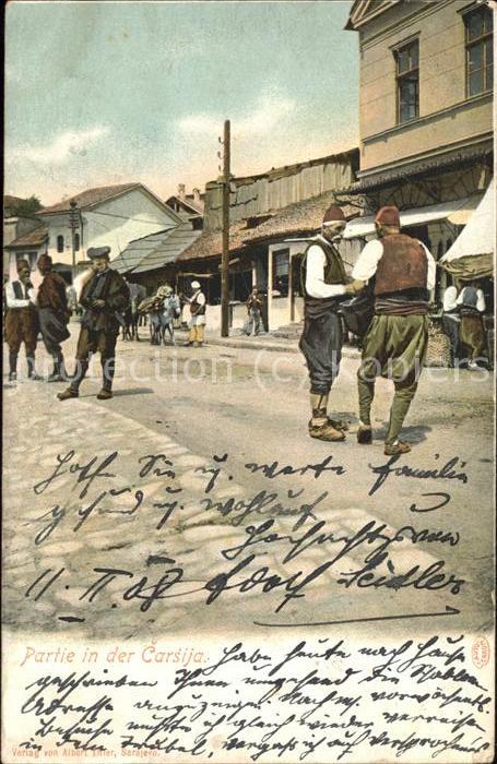 Sarajevo Partie in der Carsija