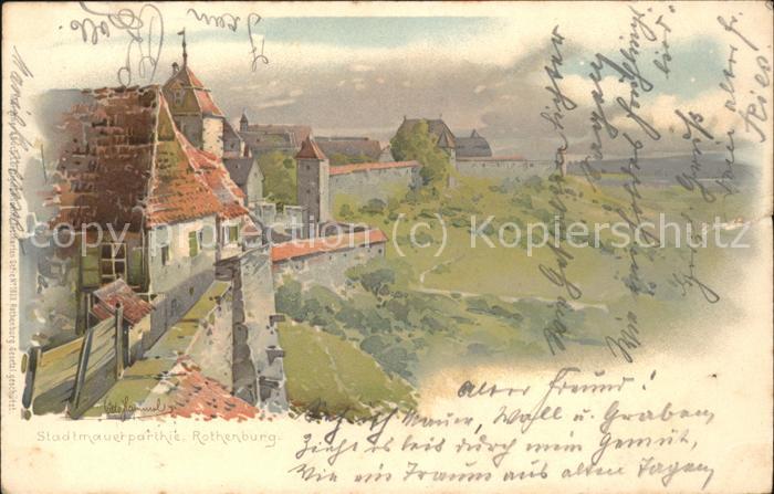 Rothenburg Tauber Stadtmauer