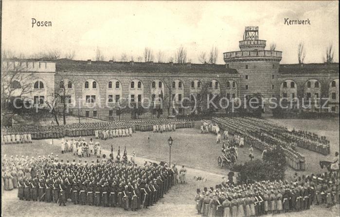 Posen Poznan Kernwerk mit Soldaten