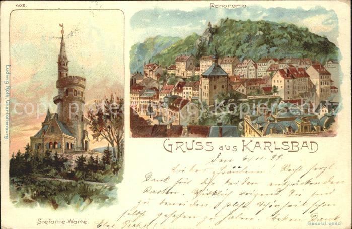 Karlsbad Eger Stefanie-Warte