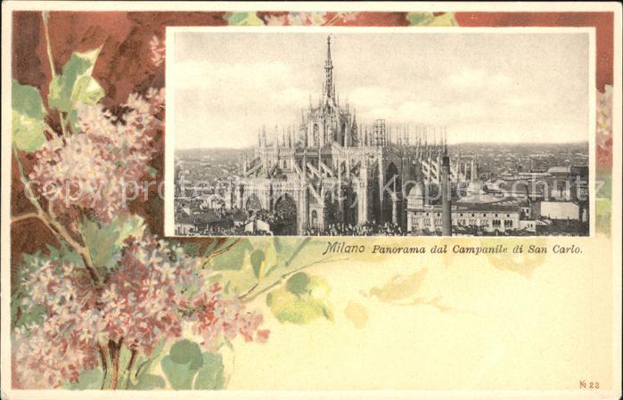 Milano Blick auf Campanile di San Carlo