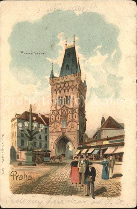 Praha Prahy Prague Prasna brana