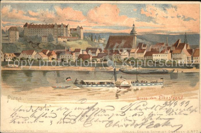 Pirna Elbe Sachsen Elbestrand
