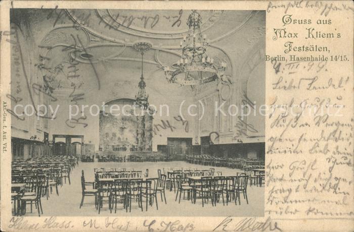 BERLIN  CITY Max Kliem`s Festaelen