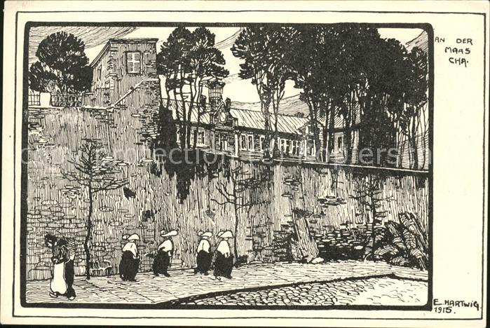 Belgien Partie an der Maas