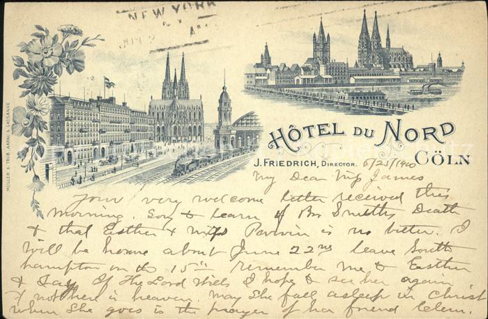 Koeln Rhein Hotel du Nord