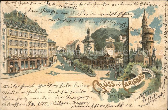 Karlsbad Eger Hotel Drei Lämmer