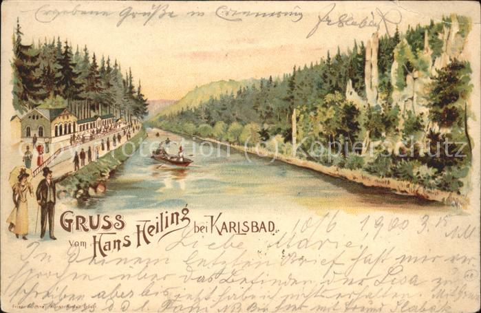 Karlsbad Eger Partie beim Hans Heiling