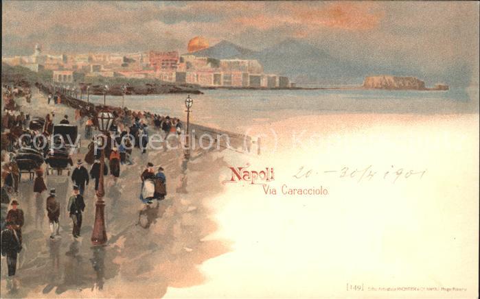 Napoli Neapel Via Caracciolo