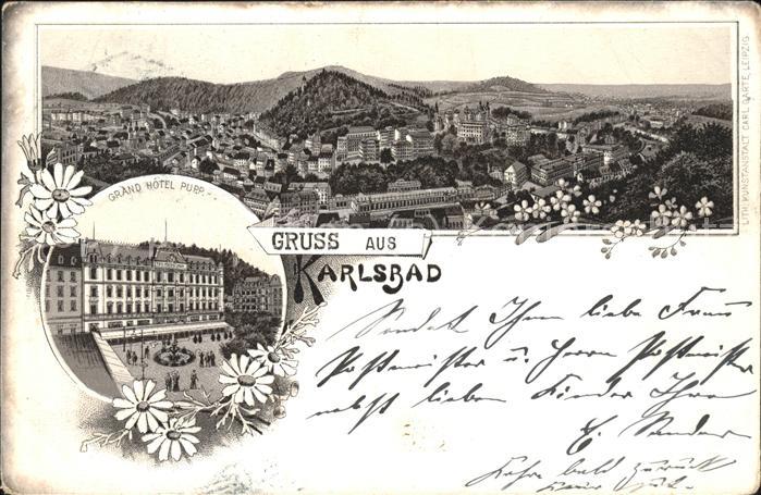 Karlsbad Eger Grand- Hotel Pupp