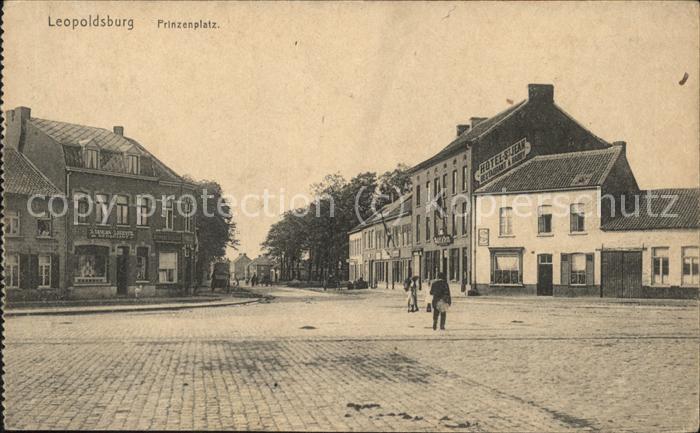 Leopoldsburg Prinzenplatz mit Hotel-St.Jean