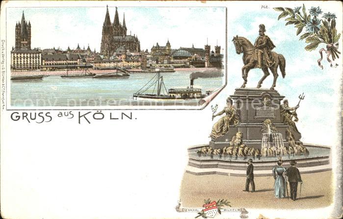 Koeln Rhein Kaiser-Wilhelm-Denkmal