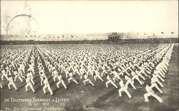 Leipzig 12.Deutsches Turnfest (Allgem.Freiübung