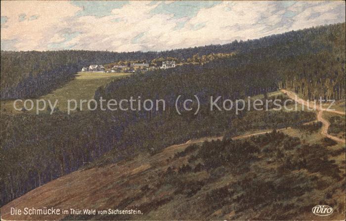 Schmuecke Blick vom Sachsenstein