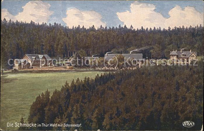 Schmuecke mit Schneekopf