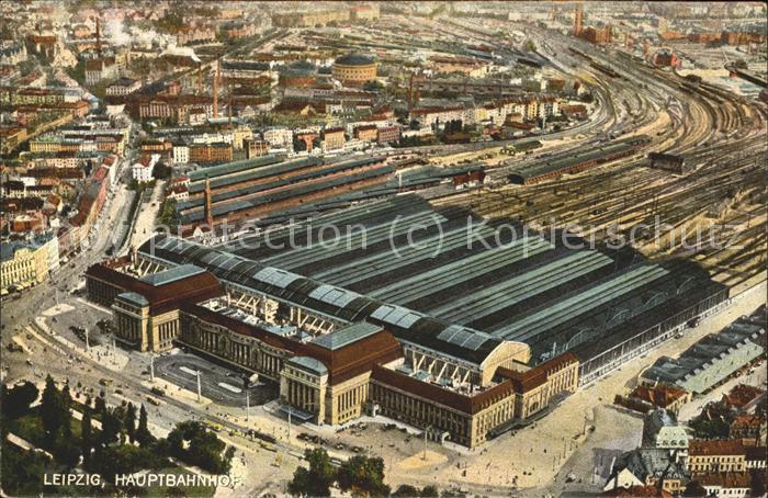 Leipzig Hauptbahnhof (Luftaufnahme)