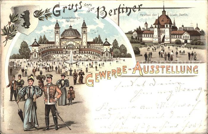 Berlin Gewerbe-Ausstellung mit Pavillon der St