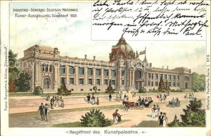 DuessELDORF  CITY Ind.-Gewerbe-Deutsch.-Nationale Kunst-Ausstellung 1902 (Hauptf