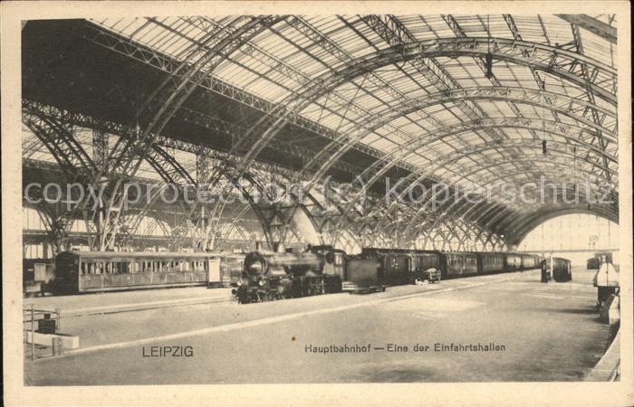 Leipzig Innenansicht vom Hauptbahnhof