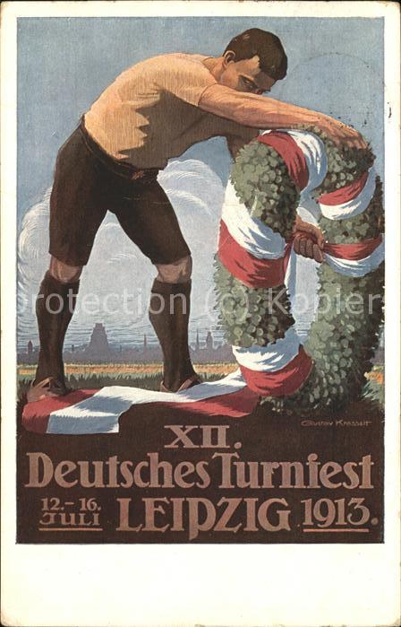 Leipzig 12.Deutsches Turnfest v.12.-16.Juli 191