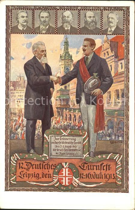 Leipzig 12.Deutsches Turnfest v.12.-16.Juli 191