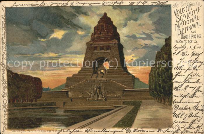 LEIPZIG Sachsen Voelker-Schlacht-Nationa-Denkmal