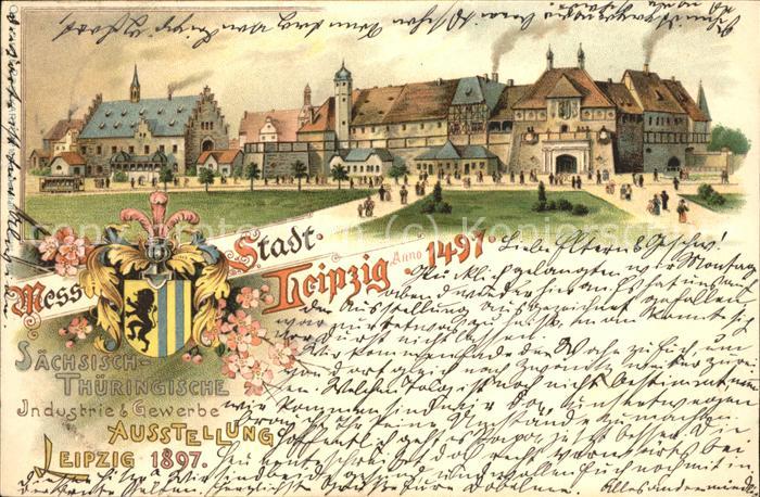 LEIPZIG Sachsen Saechs.-Thuer.Industrie & Gewerbeausstellung