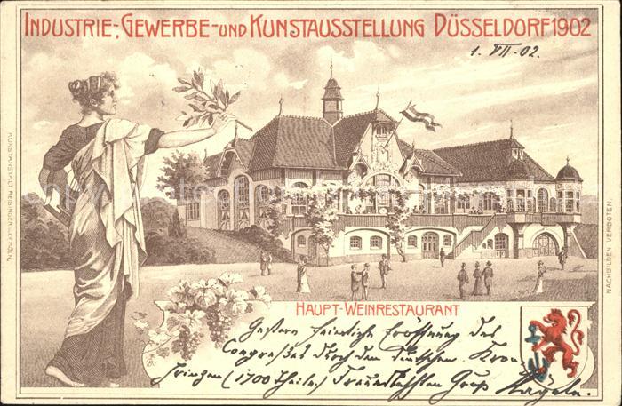 Ausstellung Industrie Gewerbe Kunst Dues Haupt-Weinrestaurant