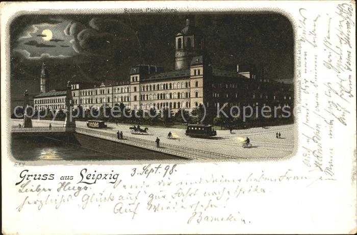 Strassenbahn Leipzig Schloss Pleissenburg