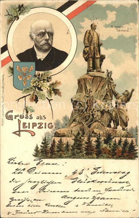 Bismarckdenkmal Leipzig Schwarz-Weiss-Rot