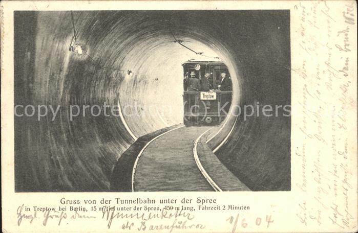 U-Bahn Subway Underground Tunnelbahn Treptow