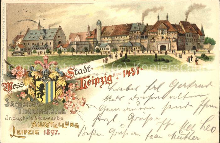 Ausstellung Industrie Gewerbe Leipzig 1897 Nr.10 Saechsisch-Thueringische