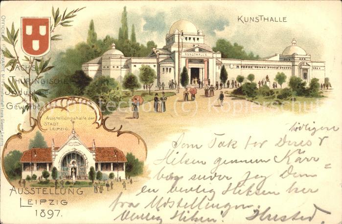 Ausstellung Industrie Gewerbe Leipzig 18 Nr.16 Thüringische Kunsthalle