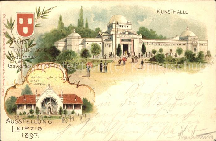 Ausstellung Industrie Gewerbe Leipzig 18 Nr.16 Thüringische Kunsthalle