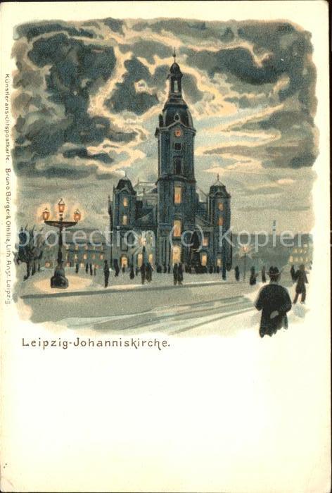 Verlag Buerger Leipzig Nr. 2017 Leipzig Johanniskirche
