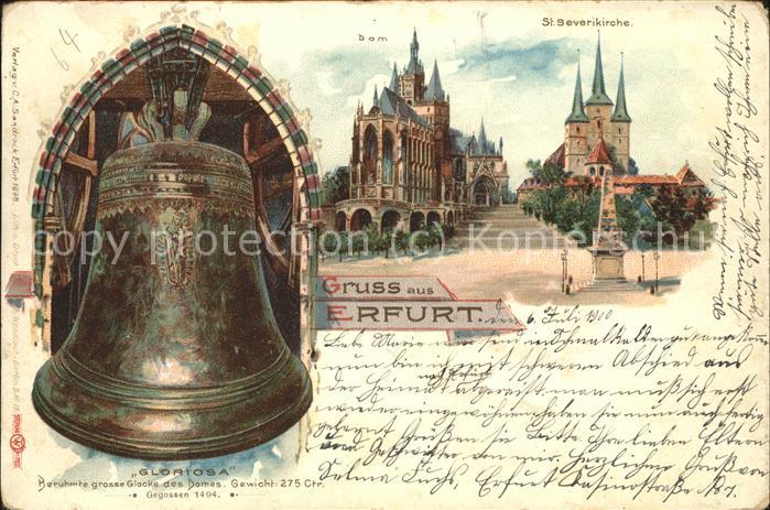 Kirchenglocke Churchbell Cloche Eglise Gloriosa Erfurt St. Severikirche Dom