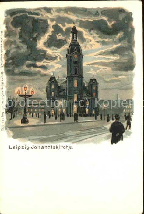 Verlag Buerger Leipzig Nr. 2017 Leipzig Johanniskirche