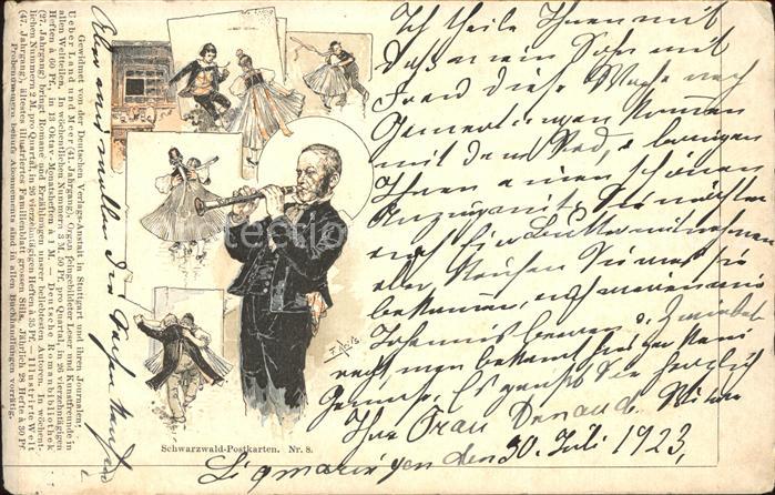 Schwarzwald Nr.8 Flöte Tanz Paar