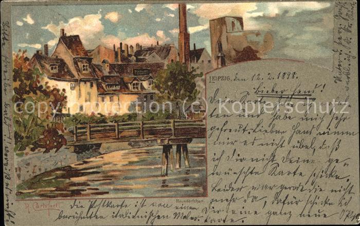 Verlag Buerger Leipzig Nr. 2002 Leipzig Naundörfchen R. Carloforli