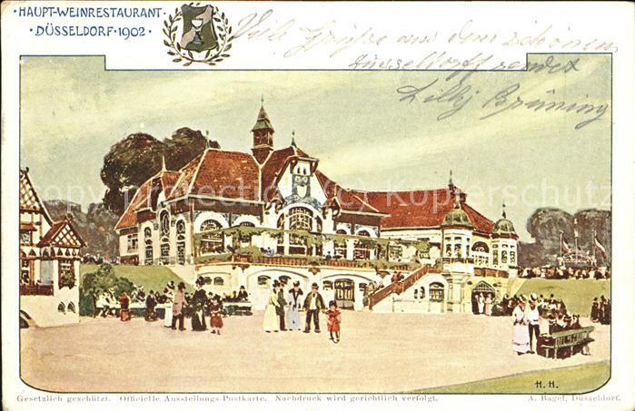 Ausstellung Industrie Gewerbe Kunst Dues Haupt-Weinrestaurant