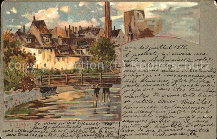 Verlag Buerger Leipzig Nr. 2002 Leipzig Naundoerfchen R.Carloforli